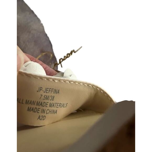 NIB JESSICA SIMPSON Jeffina Espadrille Wedge Platform White Floral Applique-7.5M - Picture 11 of 11